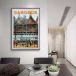 vintage bangkok poster