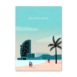 vintage barcelona poster 2