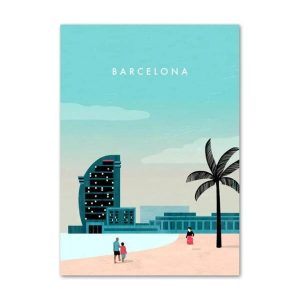 vintage barcelona poster 2