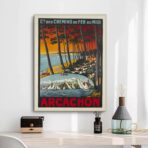 vintage poster bassin darcachon 1