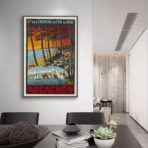 vintage poster bassin darcachon 1