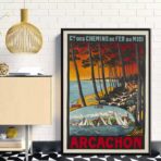 vintage poster bassin darcachon 1