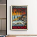 vintage poster bassin darcachon 1