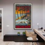 vintage poster bassin darcachon 1