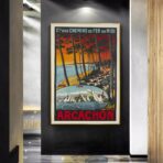 vintage poster bassin darcachon 1