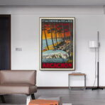 vintage poster bassin darcachon 1
