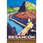 vintage poster besancon 2