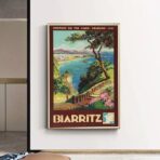 vintage poster biarritz 1