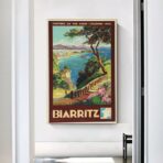 vintage poster biarritz 1