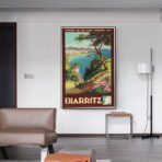 vintage poster biarritz 1