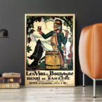 vintage poster burgund