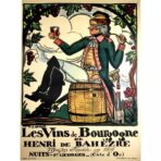 vintage poster burgund