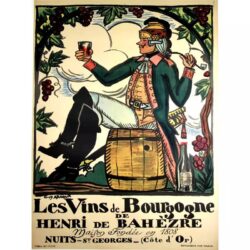 vintage poster burgund