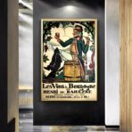 vintage poster burgund