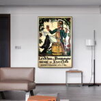 vintage poster burgund