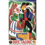 vintage poster bretagne