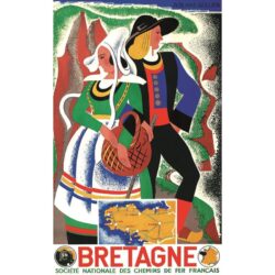 vintage poster bretagne