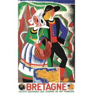 vintage poster bretagne