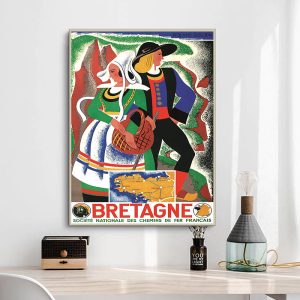 vintage poster bretagne