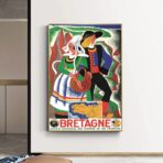 vintage poster bretagne