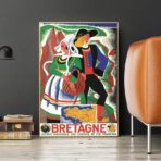 vintage poster bretagne