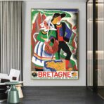 vintage poster bretagne