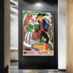 vintage poster bretagne