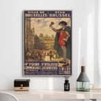 vintage poster brussel
