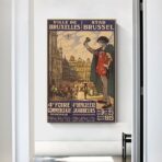 vintage poster brussel