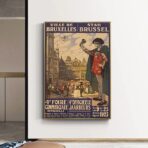 vintage poster brussel