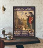 vintage poster brussel
