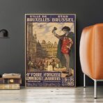 vintage poster brussel