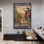 vintage poster brussel