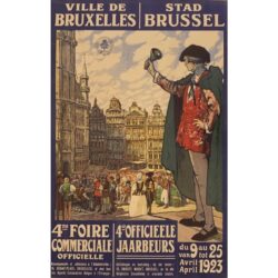 vintage poster brussel