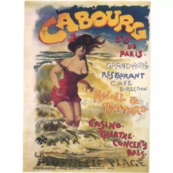 vintage poster cabourg 1