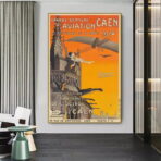 vintage poster caen 1