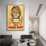 vintage cafe poster 1