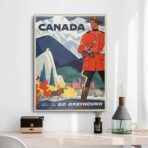 vintage kanada poster