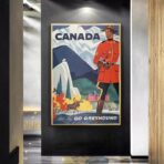 vintage kanada poster