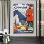 vintage kanada poster