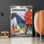 vintage kanada poster