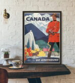 vintage kanada poster