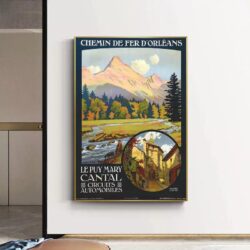 vintage poster cantal 1
