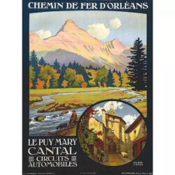 vintage poster cantal 1