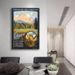 vintage poster cantal 1