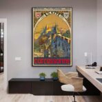vintage poster carcassonne 1