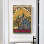 vintage poster carcassonne 1