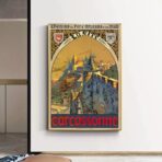 vintage poster carcassonne 1