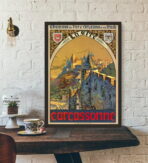 vintage poster carcassonne 1