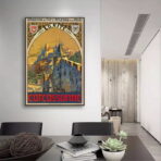 vintage poster carcassonne 1